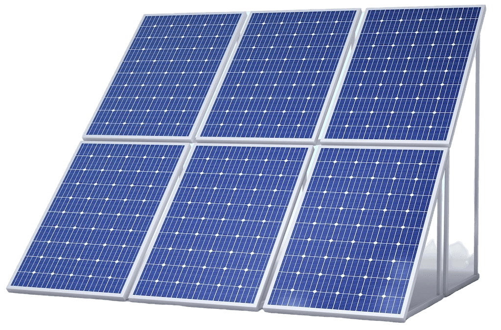 3D Rendered Solar Panel
